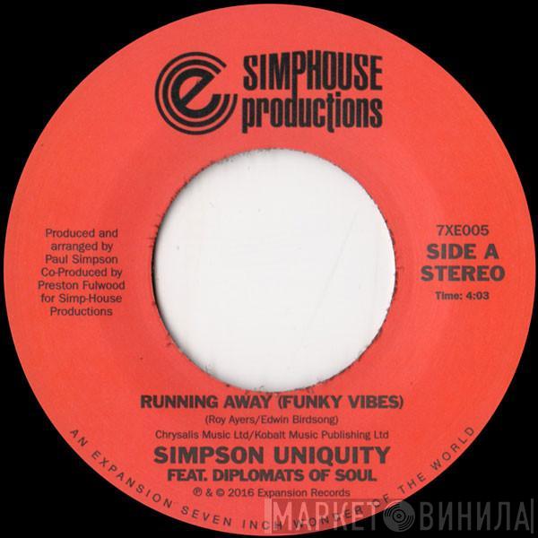 Featuring Simpson Uniquity  Diplomats Of Soul - Running Away