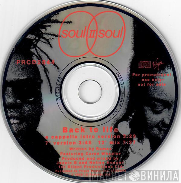 Featuring Soul II Soul  Caron Wheeler  - Back To Life
