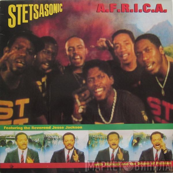 Featuring Stetsasonic With Rev. Jesse Jackson And Babatunde Olatunji  Drums Of Passion  - A.F.R.I.C.A.