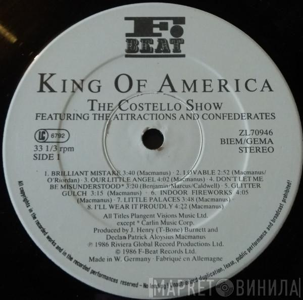 Featuring The Costello Show And The Attractions  The Confederates  - King Of America