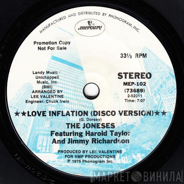 Featuring The Joneses And Harold Taylor  Jimmy Richardson   - Love Inflation