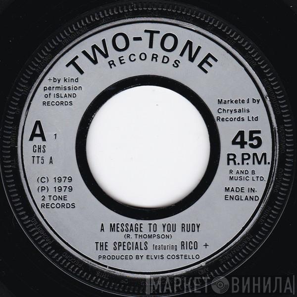 Featuring The Specials  Rico Rodriguez  - A Message To You Rudy