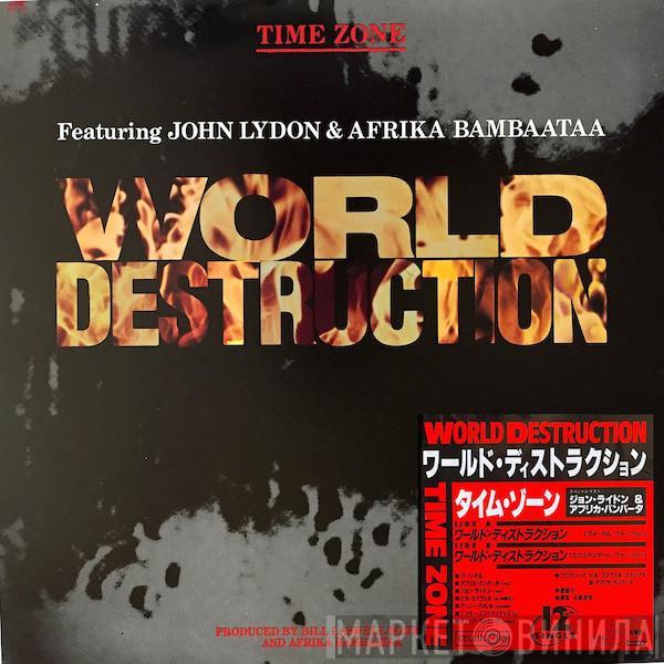 Featuring Time Zone & John Lydon  Afrika Bambaataa  - World Destruction