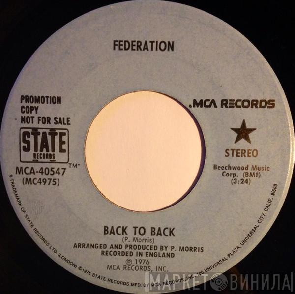 Federation  - Back To Back
