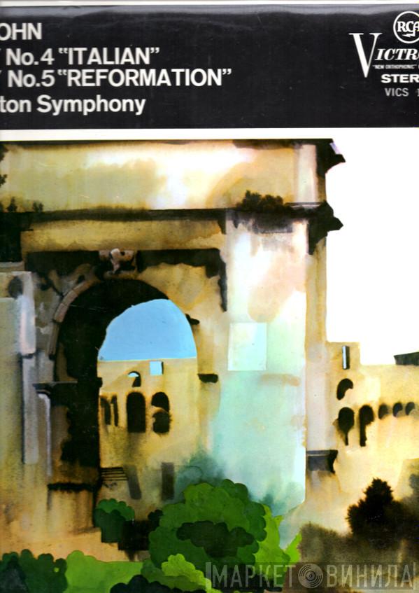 Felix Mendelssohn-Bartholdy, Boston Symphony Orchestra, Charles Munch - Symphony No. 4 In A 'Italian' / Symphony No. 5 In D Minor 'Reformation'