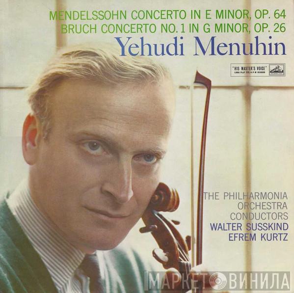 Felix Mendelssohn-Bartholdy, Max Bruch, Yehudi Menuhin, Philharmonia Orchestra, Walter Susskind, Efrem Kurtz - Concerto In E Minor, Op. 64 / Concerto No.1 In G Minor, Op. 26