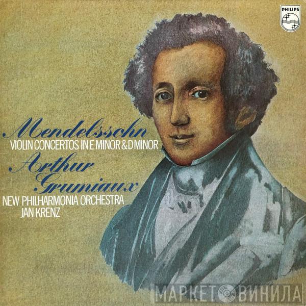 Felix Mendelssohn-Bartholdy, Arthur Grumiaux, New Philharmonia Orchestra, Jan Krenz - Violin Concertos In E Minor & D Minor