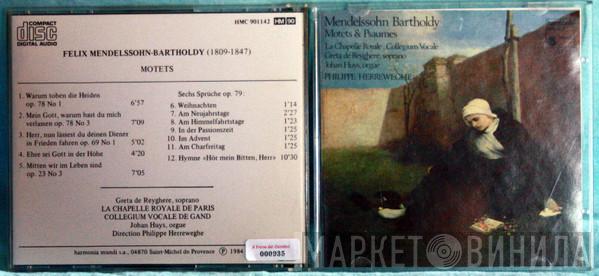 - Felix Mendelssohn-Bartholdy , La Chapelle Royale , Collegium Vocale  Philippe Herreweghe  - Motets & Psaumes