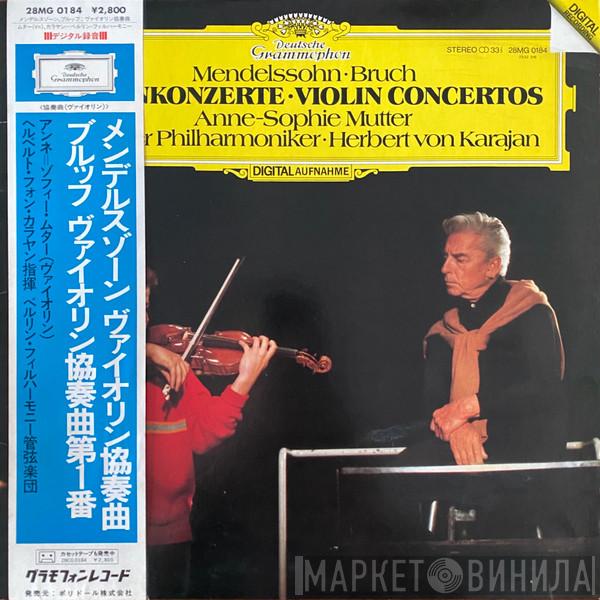 · Felix Mendelssohn-Bartholdy , Max Bruch , Anne-Sophie Mutter · Berliner Philharmoniker  Herbert von Karajan  - Violin Concertos