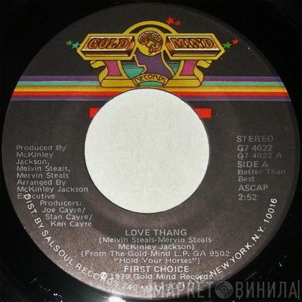  First Choice  - Love Thang / Great Expectations