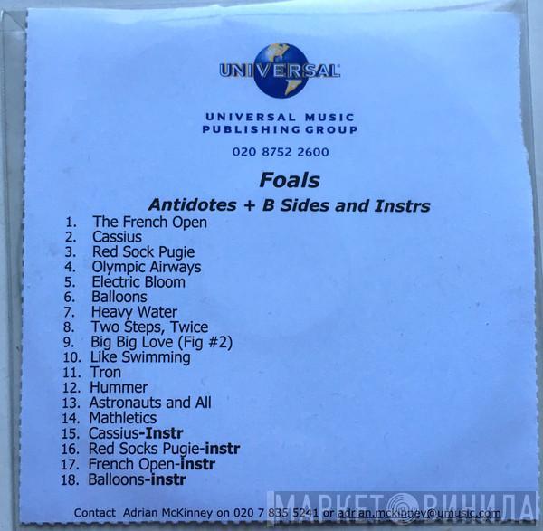  Foals  - Antidotes + B Sides And Instrs