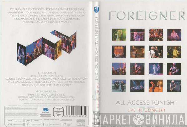  Foreigner  - All Access Tonight - Live In Concert 25