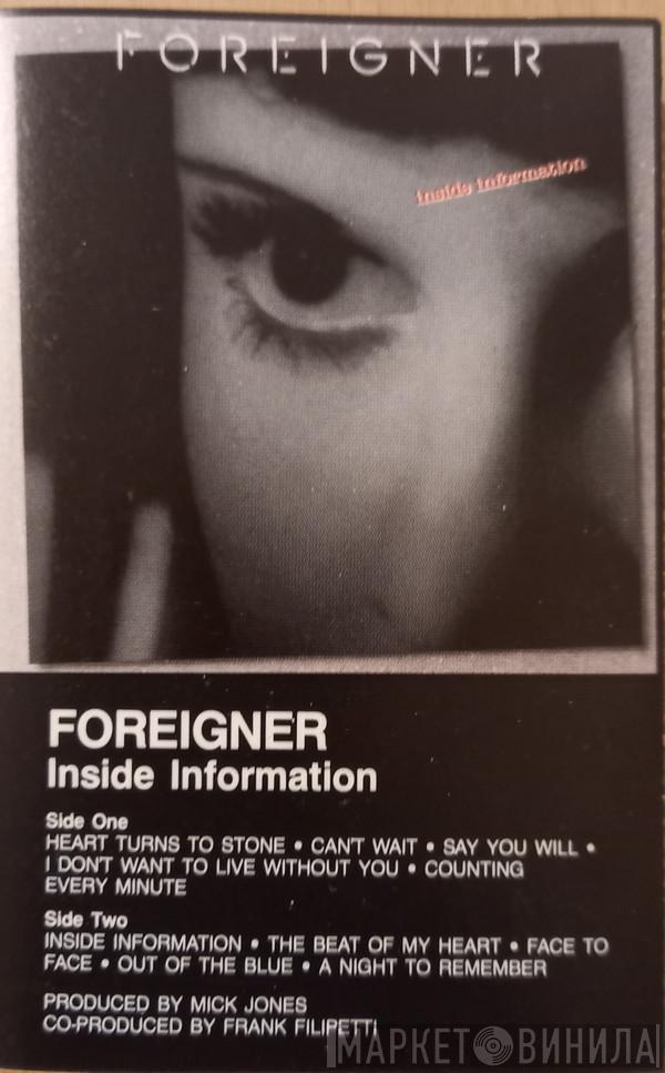  Foreigner  - Inside Information