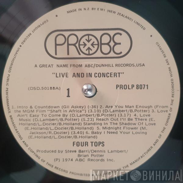  Four Tops  - Live & In Concert