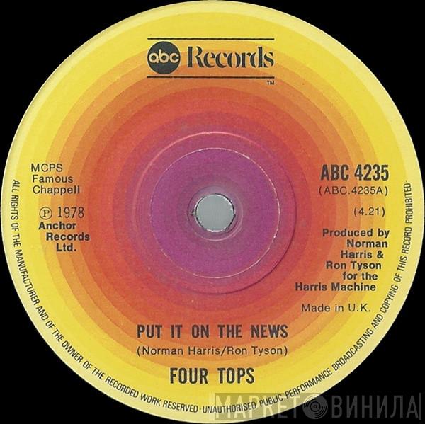  Four Tops  - Put It On The News