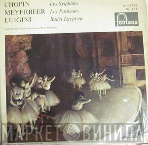 Frédéric Chopin, Giacomo Meyerbeer, Alexandre Luigini, Orchestre Des Concerts Lamoureux, Jésus Etcheverry - Les Sylphides / Les Patineurs / Ballet Egyptien
