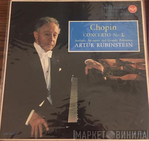 , Frédéric Chopin  Arthur Rubinstein  - Concerto No. 2 - Andante Spianato And Grande Polonaise