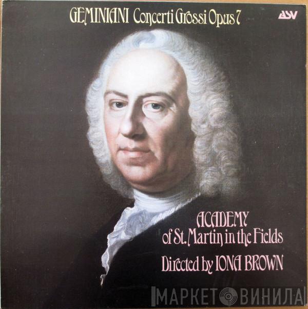 Francesco Geminiani, The Academy Of St. Martin-in-the-Fields, Iona Brown - Concerti Grossi Opus 7