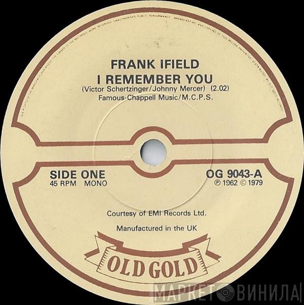 Frank Ifield - I Remember You / Lovesick Blues