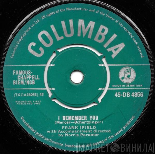  Frank Ifield  - I Remember You