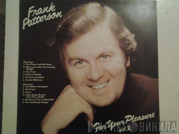 Frank Patterson - Sings For Your Pleasure Vol. 3