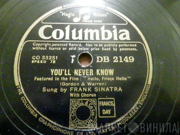 Frank Sinatra - You'll Never Know / Sunday, Monday Or Always