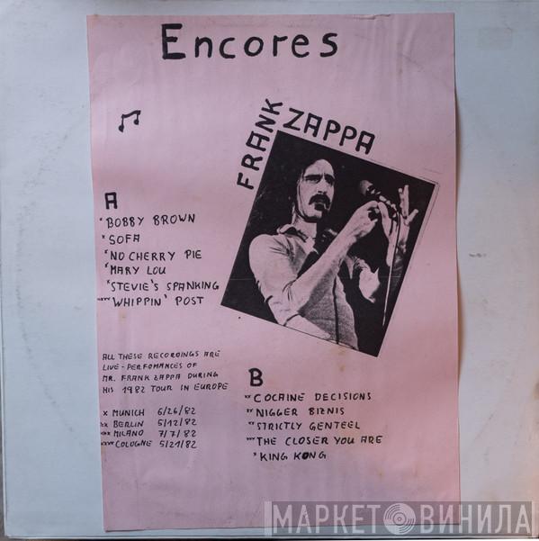  Frank Zappa  - Encores
