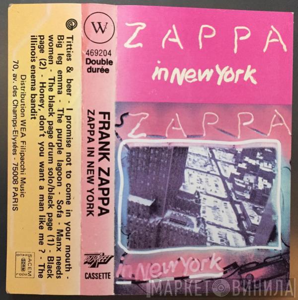  Frank Zappa  - Zappa In New York