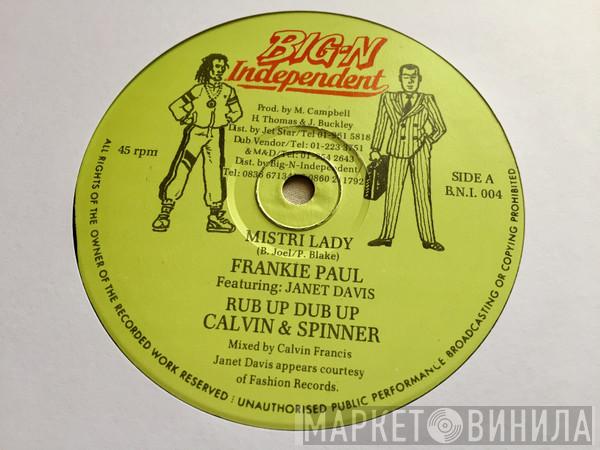 Frankie Paul, Janet Lee Davis - Mistri Lady