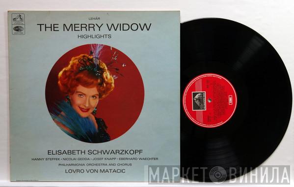 Franz Lehár, Elisabeth Schwarzkopf, Hanny Steffek, Nicolai Gedda, Josef Knapp , Eberhard Wächter, Philharmonia Orchestra, Philharmonia Chorus - Highlights From The Merry Widow