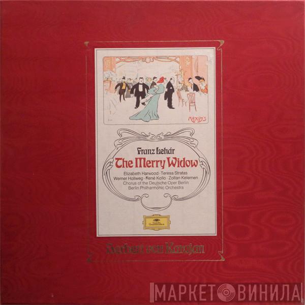 Franz Lehár, Elizabeth Harwood, Teresa Stratas, Werner Hollweg, René Kollo, Zoltan Kélémen, Chor der Deutschen Oper Berlin, Berliner Philharmoniker, Herbert von Karajan - The Merry Widow