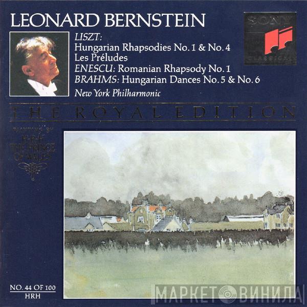 Franz Liszt George Enescu Johannes Brahms The New York Philharmonic Orchestra Leonard Bernstein  - Hungarian Rhapsodies No. 1 & No. 4 / Les Préludes / Romanian Rhapsody No. 1 / Hungarian Dances No. 5 & No. 6