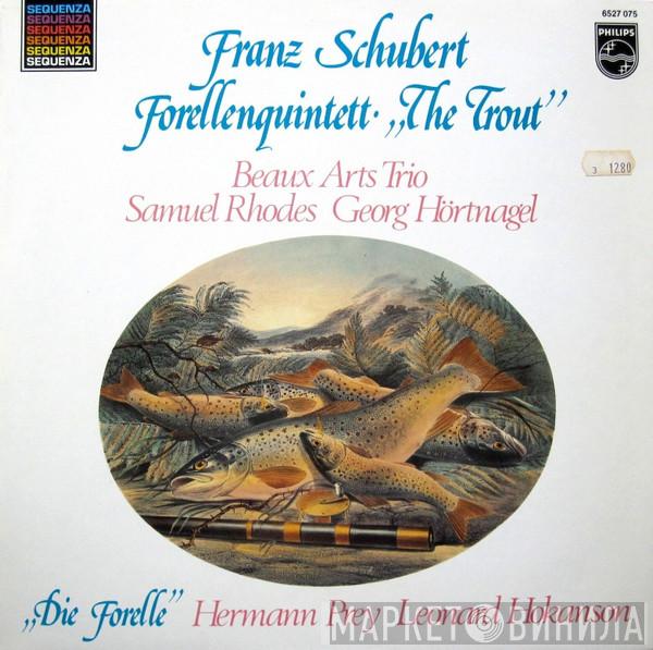 Franz Schubert, Beaux Arts Trio, Samuel Rhodes, Georg Hörtnagel, Hermann Prey, Leonard Hokanson - Forellenquintett • "The Trout" / "Die Forelle"