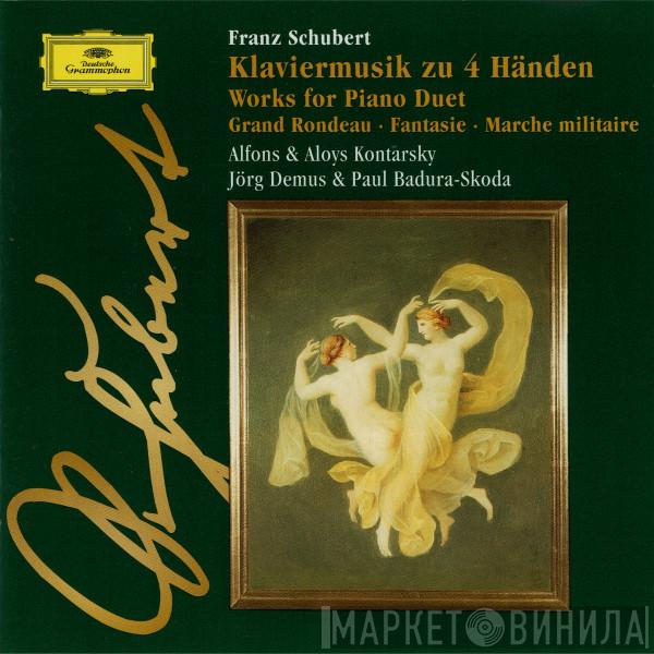 Franz Schubert, Alfons & Aloys Kontarsky, Paul Badura-Skoda, Jörg Demus - Klaviermusik Zu 4 Händen = Works For Piano Duet: Grand Rondeau • Fantasie • Marche Militaire