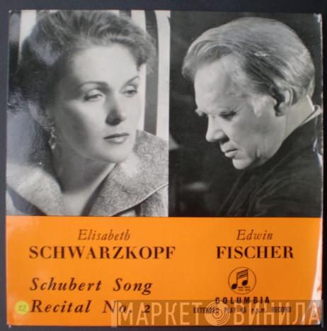 Franz Schubert, Elisabeth Schwarzkopf, Edwin Fischer - Schubert Song Recital No. 2