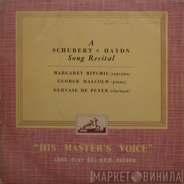 Franz Schubert, Joseph Haydn, Margaret Ritchie, George Malcolm, Gervase de Peyer - A Schubert • Haydn Song Recital