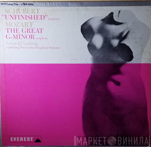 , Franz Schubert , Wolfgang Amadeus Mozart Conducting Leopold Ludwig  The London Symphony Orchestra  - Symphony No. 8 In B Minor ("Unfinished"), Symphony No. 40 In G Minor ("K. 550")