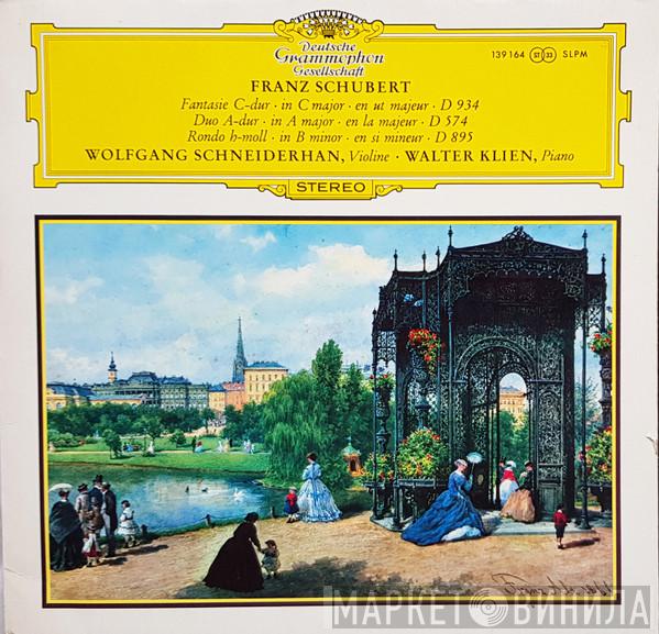, Franz Schubert , Wolfgang Schneiderhan  Walter Klien  - Fantasie C-dur, Duo A-dur, Rondo h-moll