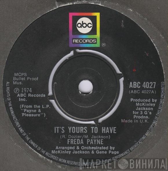 Freda Payne - It's Yours To Have