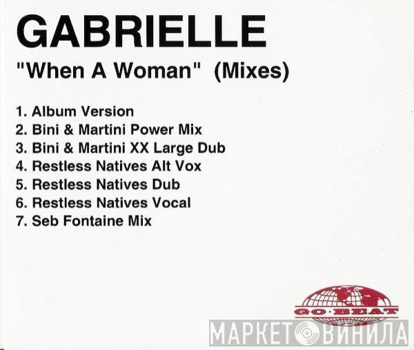  Gabrielle  - When A Woman (Mixes)