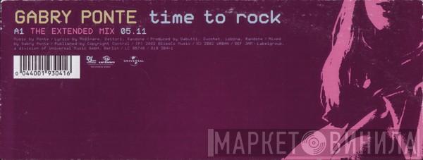 Gabry Ponte - Time To Rock