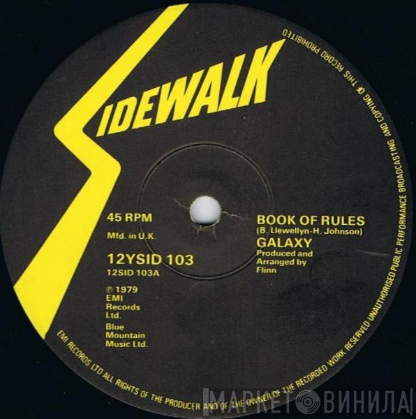 Galaxy  - Book Of Rules / Disco Boogie