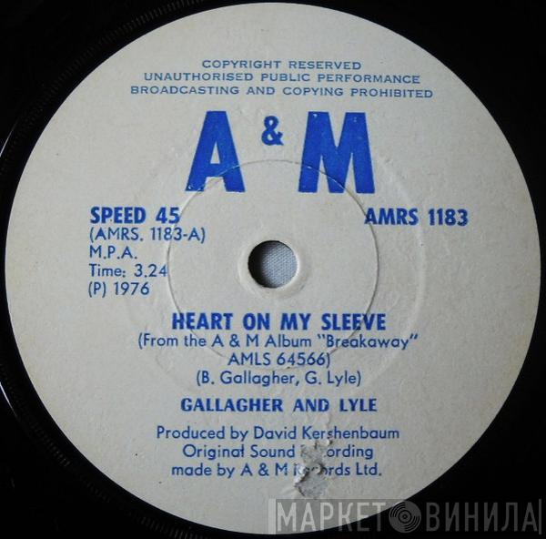  Gallagher & Lyle  - Heart On My Sleeve