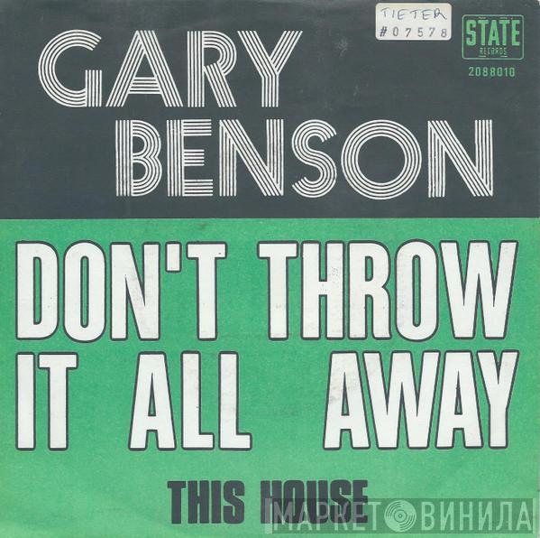  Gary Benson  - Don't Throw It All Away / This House