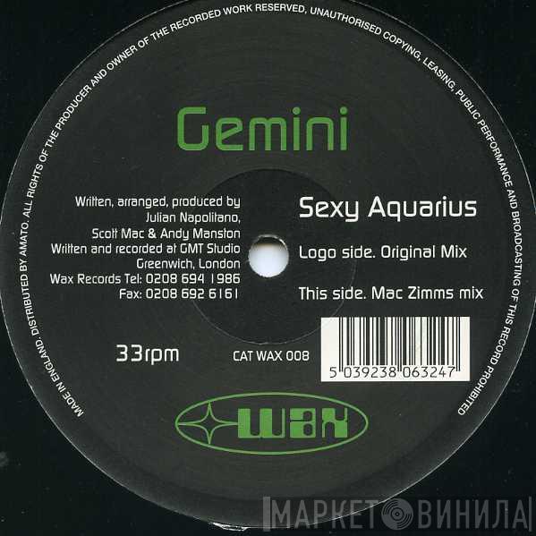 Gemini  - Sexy Aquarius