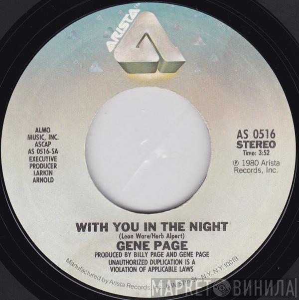 Gene Page - With You In The Night / Put A Little Love In Your Lovin'