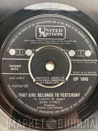Gene Pitney - That Girl Belongs To Yesterday