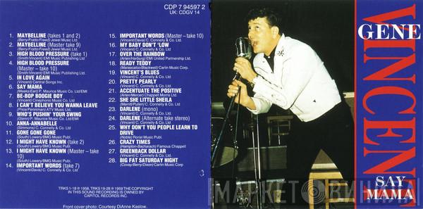 Gene Vincent - SAY MAMA