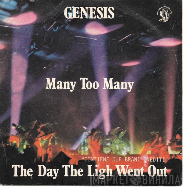  Genesis  - Many Too Many / The Day The Light Went Out / Vancouver