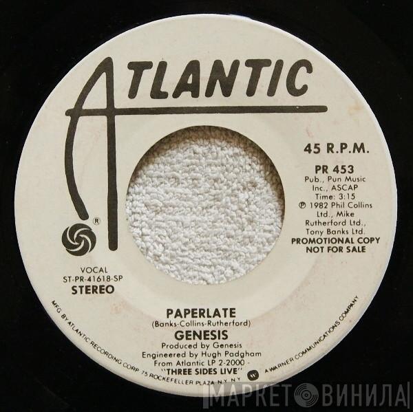  Genesis  - Paperlate / Turn It On Again (Live)